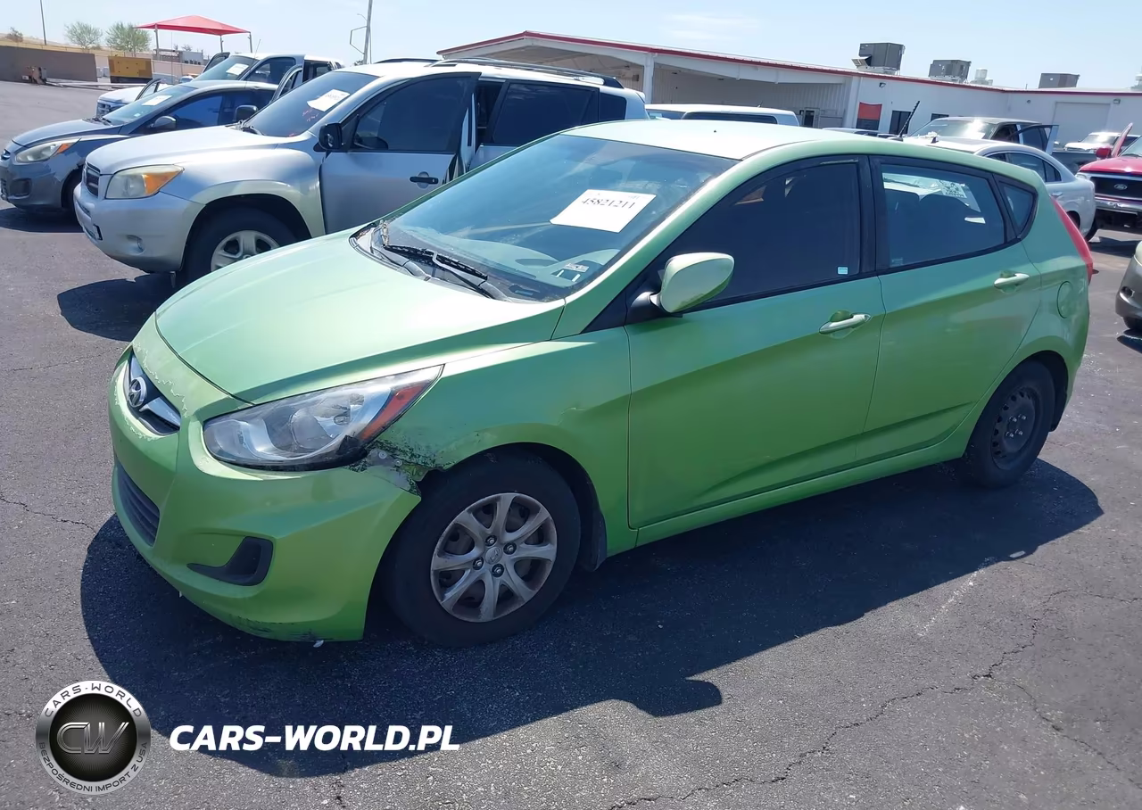 2013 Hyundai Accent Gs VIN:KMHCT5AEXDU103061 - 6