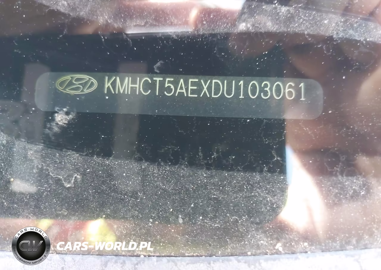 2013 Hyundai Accent Gs VIN:KMHCT5AEXDU103061 - 9