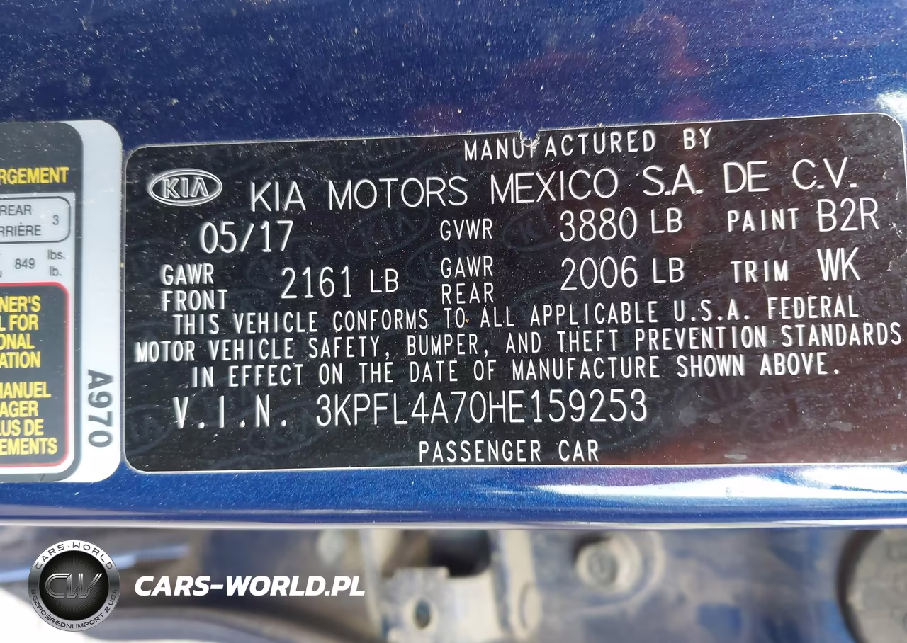 2017 Kia Forte S VIN:3KPFL4A70HE159253 - 9