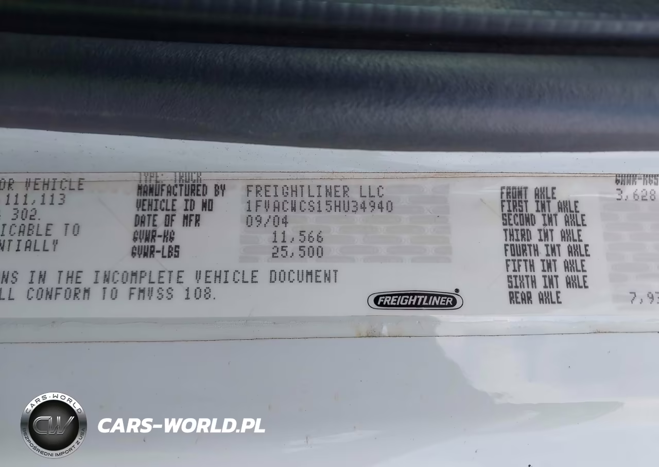 2005 Freightliner M2 106 Medium Duty VIN:1FVACWCS15HU34940 - 8