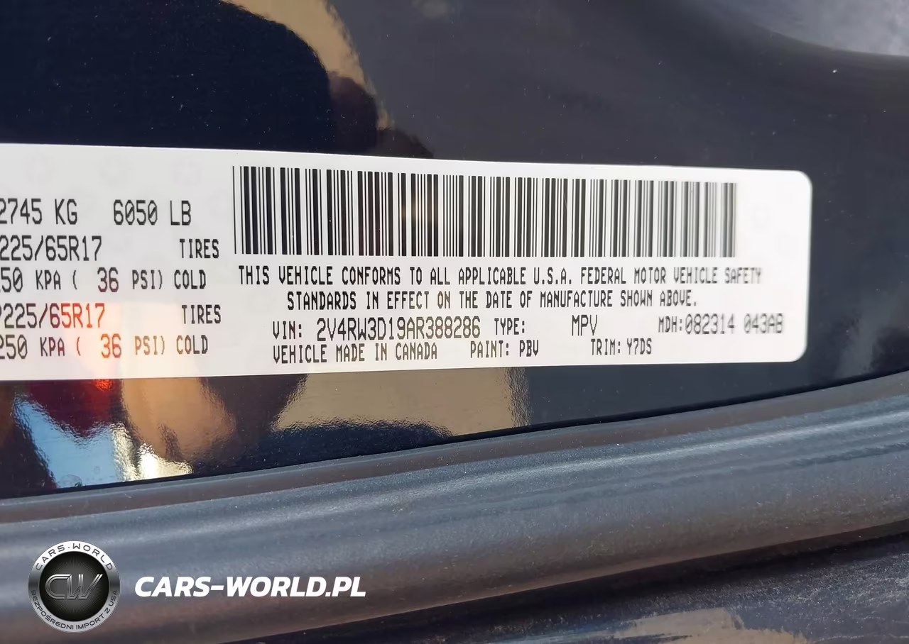 2010 Volkswagen Routan Se VIN:2V4RW3D19AR388286 - 9
