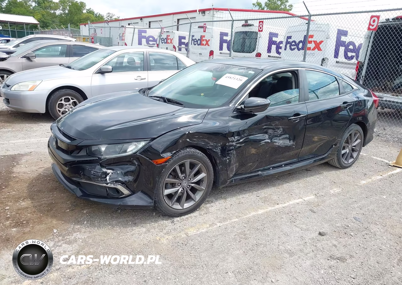2020 Honda Civic Ex VIN:19XFC1F3XLE010555 - 2