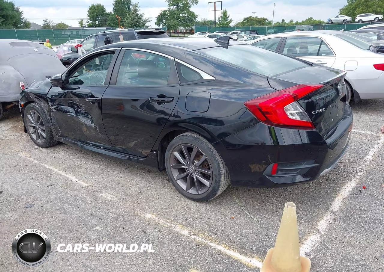2020 Honda Civic Ex VIN:19XFC1F3XLE010555 - 3