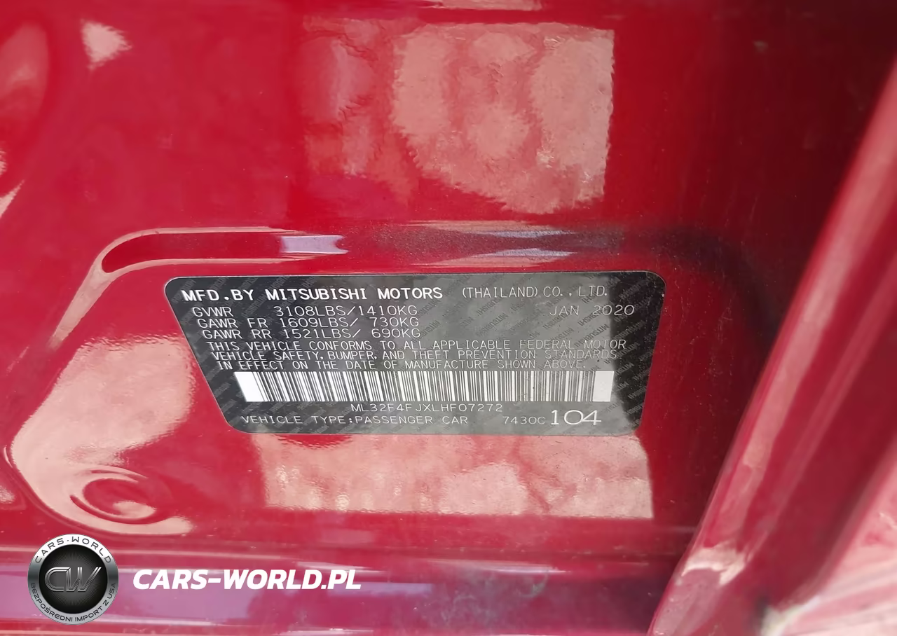 2020 Mitsubishi Mirage G4 Le VIN:ML32F4FJXLHF07272 - 9