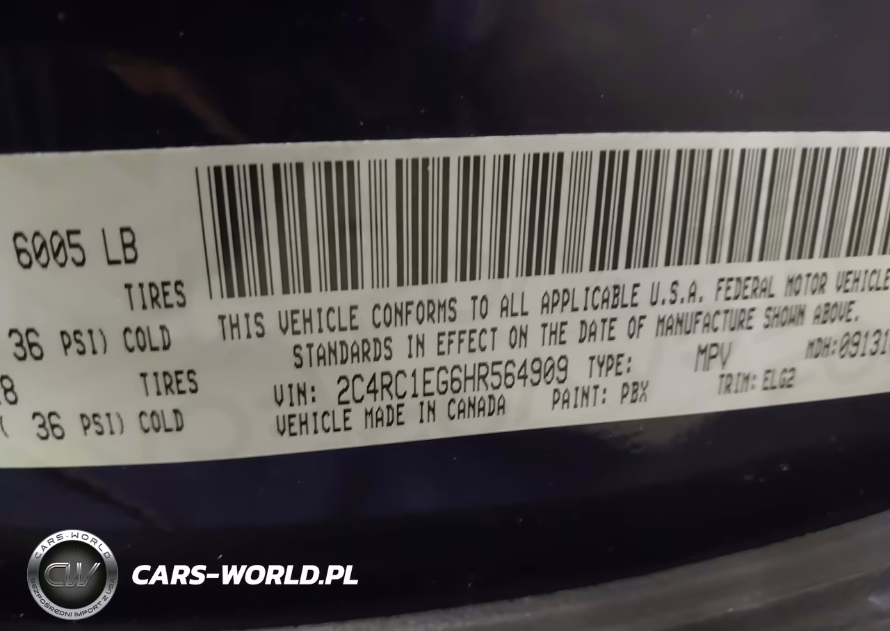 2017 Chrysler Pacifica Touring-L Plus VIN:2C4RC1EG6HR564909 - 9
