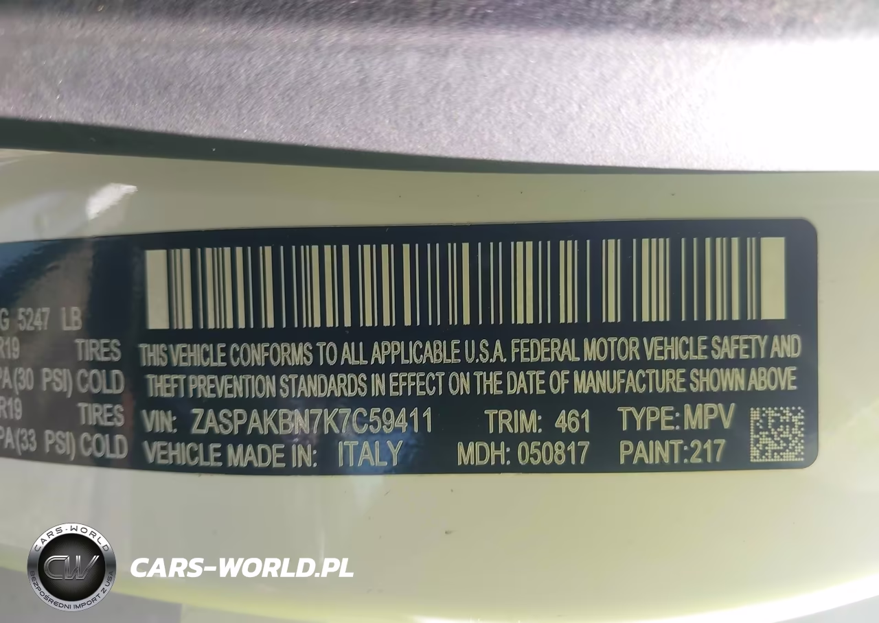 2019 Alfa Romeo Stelvio Ti Awd VIN:ZASPAKBN7K7C59411 - 9