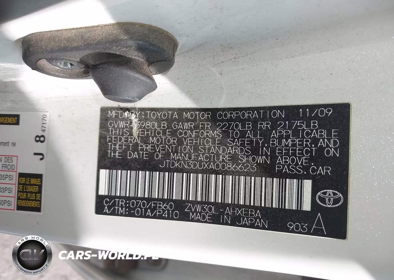 2010 Toyota Prius Ii VIN:JTDKN3DUXA0086623 - 9