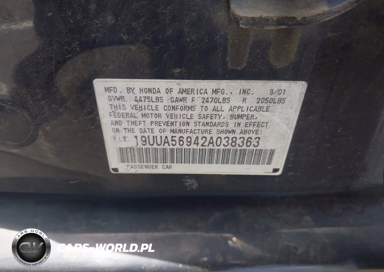2002 Acura Tl 3.2 Type S VIN:19UUA56942A038363 - 9