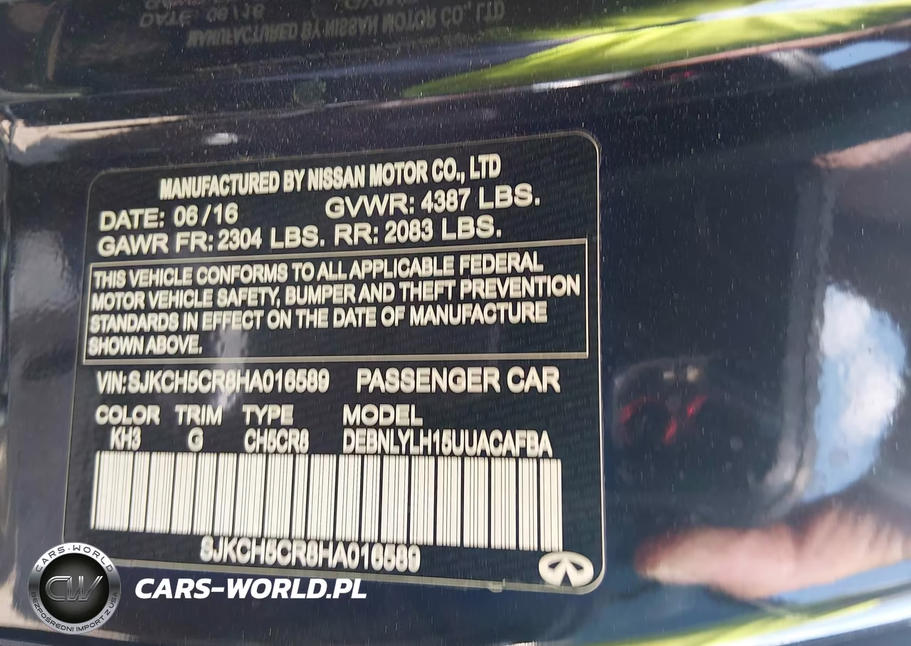 2017 Infiniti Qx30 Premium VIN:SJKCH5CR8HA016589 - 9