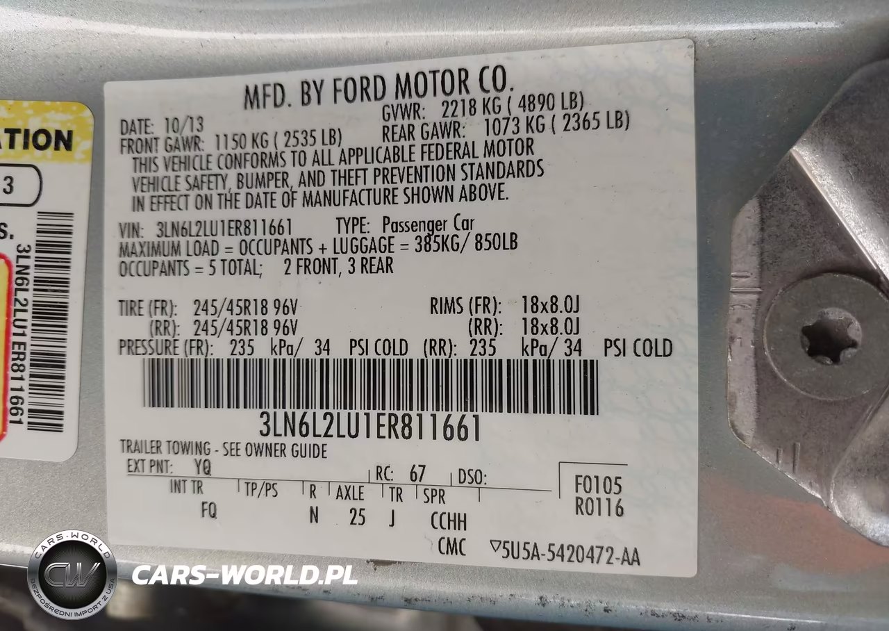 2014 Lincoln Mkz Hybrid VIN:3LN6L2LU1ER811661 - 9