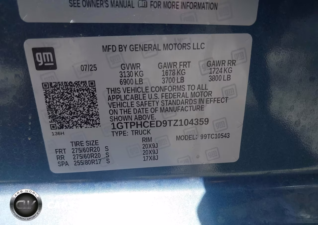 2026 GMC Sierra 1500 , Short Bed, Elevation, Rwd VIN:1GTPHCED9TZ104359 - 9