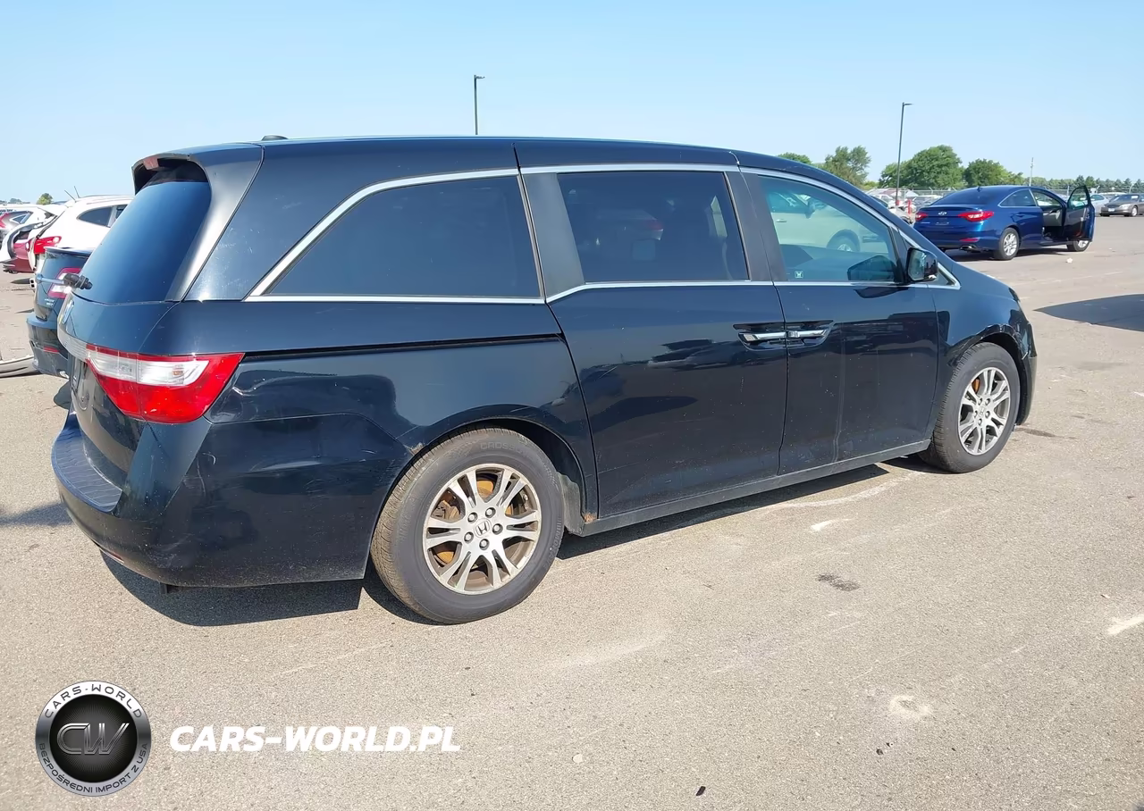 2011 Honda Odyssey Ex-L VIN:5FNRL5H62BB046809 - 4