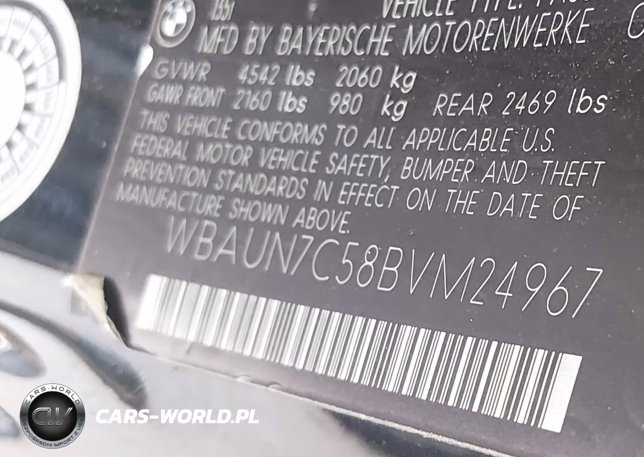 2011 BMW 135I VIN:WBAUN7C58BVM24967 - 9