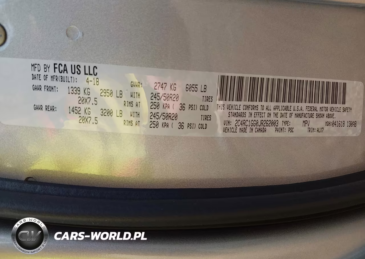 2018 Chrysler Pacifica Limited VIN:2C4RC1GG0JR262003 - 9