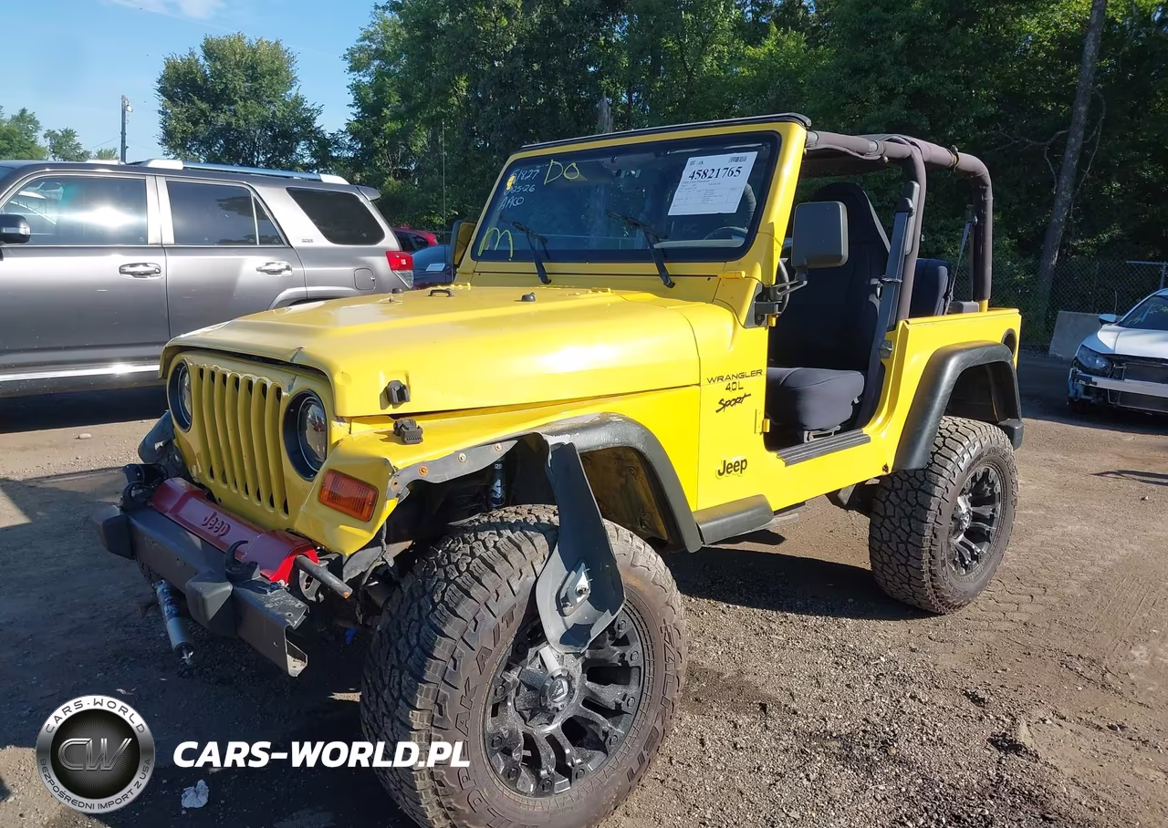 2000 Jeep Wrangler Sport VIN:1J4FA49S2YP731299 - 2