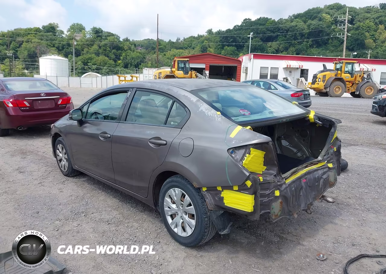 2012 Honda Civic Lx VIN:2HGFB2F56CH578575 - 3