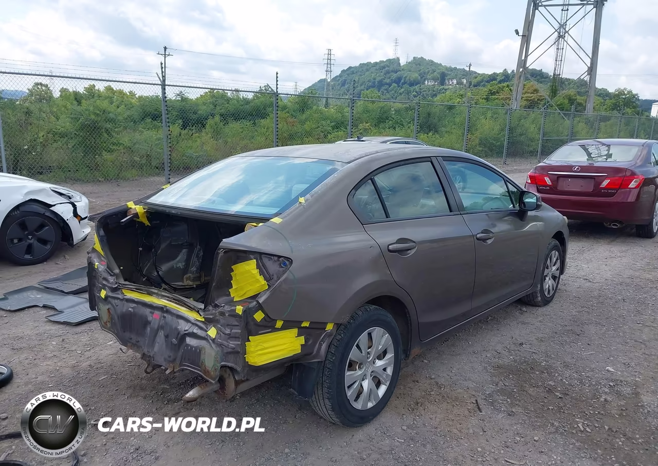 2012 Honda Civic Lx VIN:2HGFB2F56CH578575 - 4