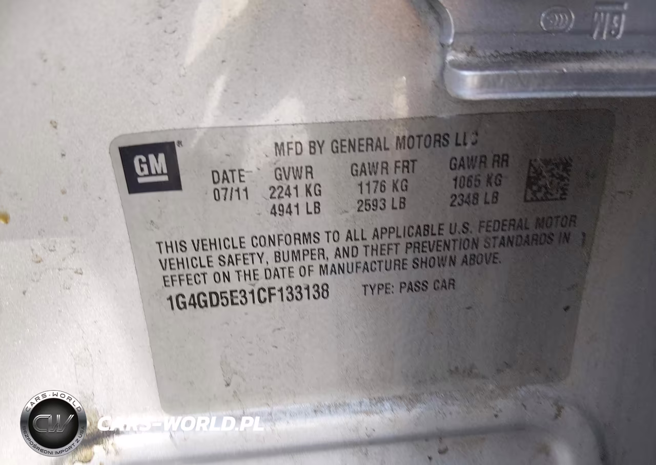 2012 Buick Lacrosse Premium 1 Group VIN:1G4GD5E31CF133138 - 9