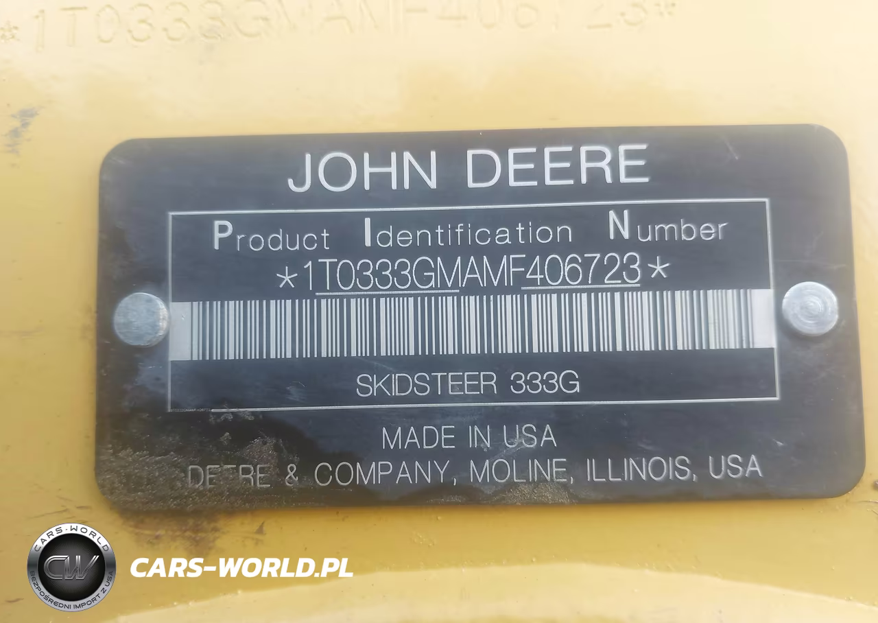2026 John Deere 333G Skid Steer VIN:1T0333GMAMF406723 - 9