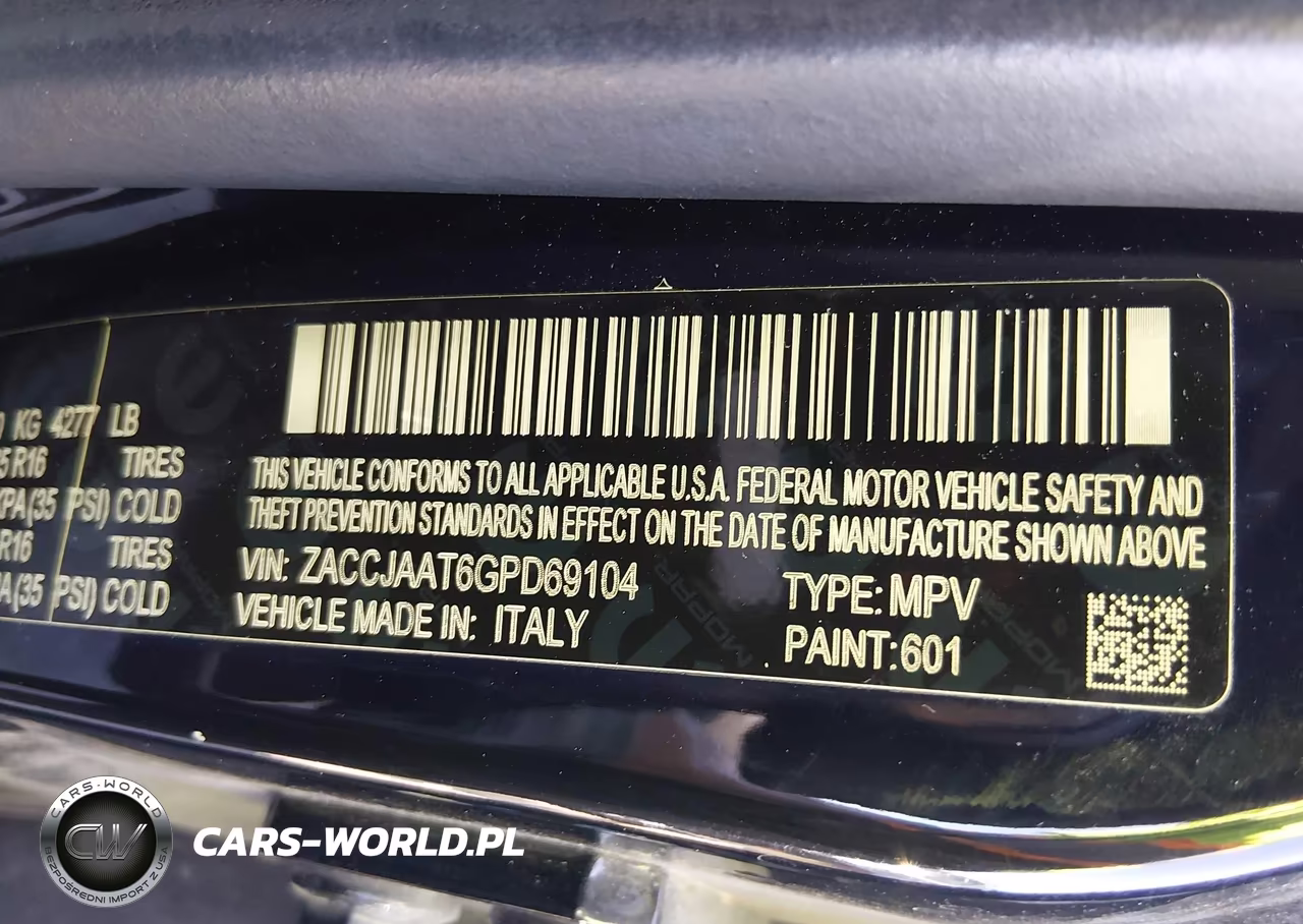 2016 Jeep Renegade Sport VIN:ZACCJAAT6GPD69104 - 9