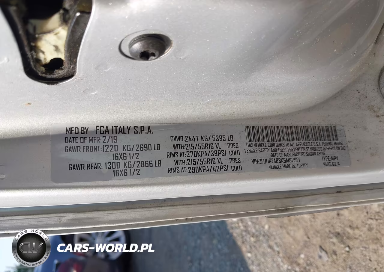 2019 Ram Promaster City Tradesman VIN:ZFBHRFAB8K6M92971 - 9