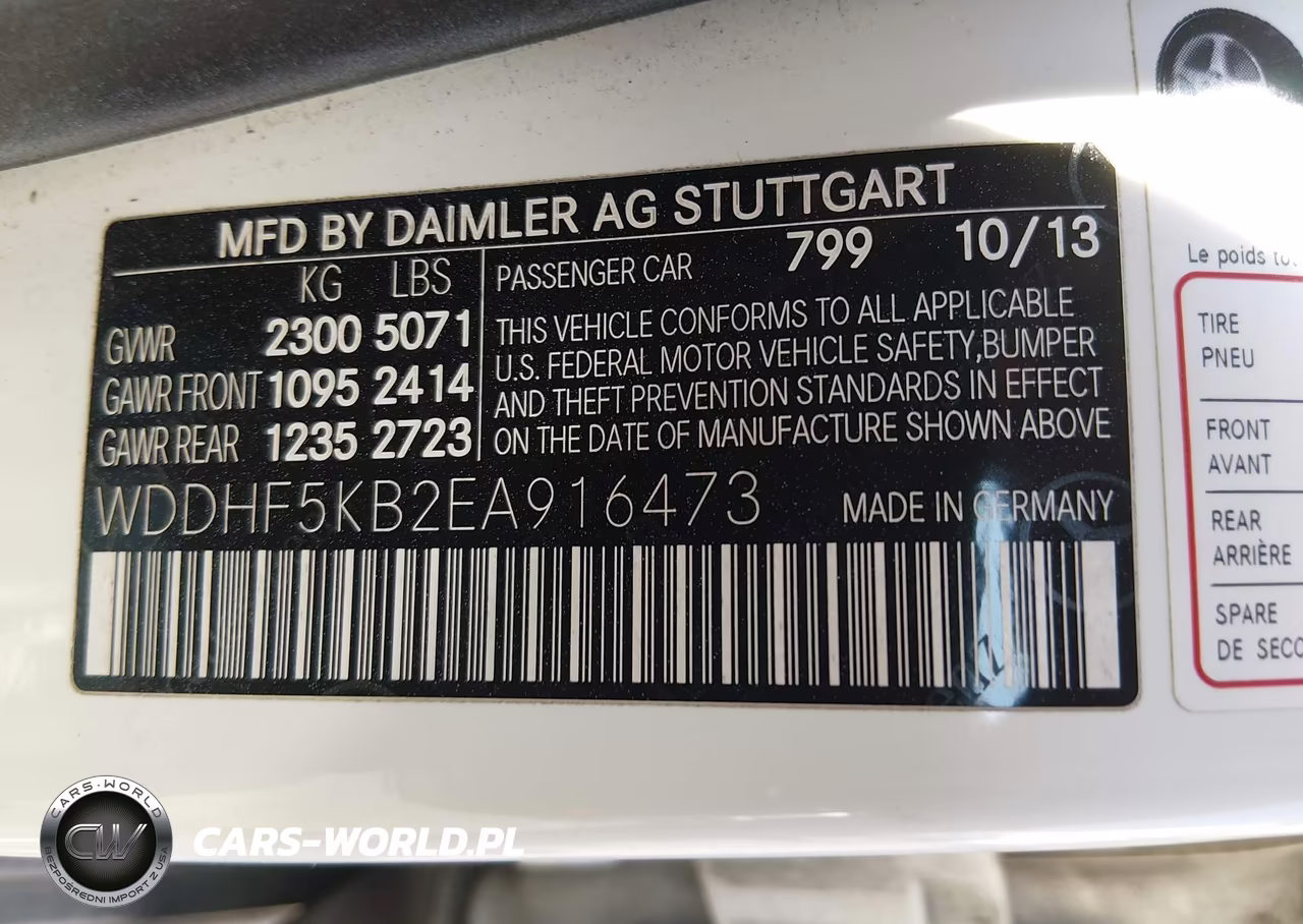 2014 Mercedes-Benz E 350 VIN:WDDHF5KB2EA916473 - 9