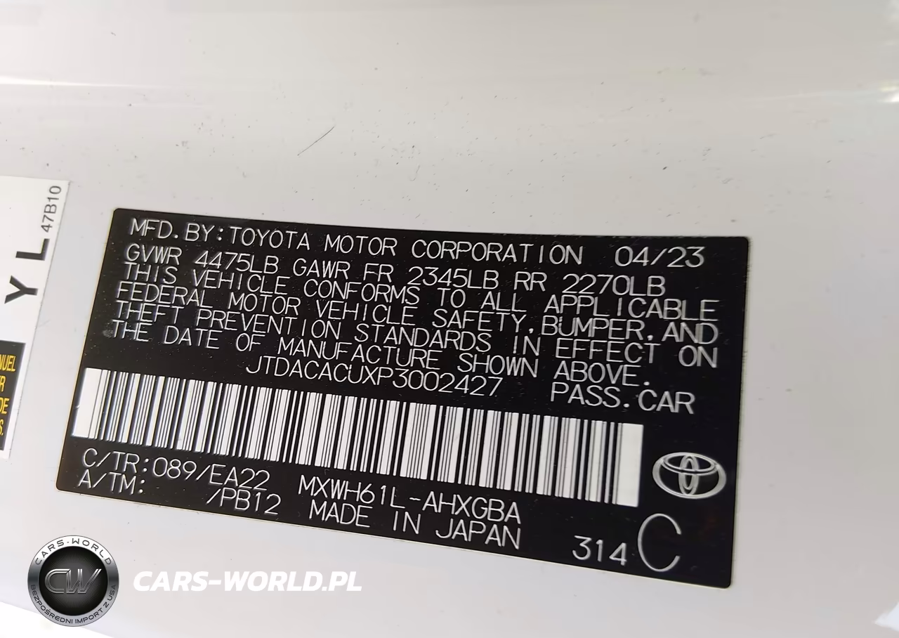 2023 Toyota Prius Prime Xse VIN:JTDACACUXP3002427 - 9