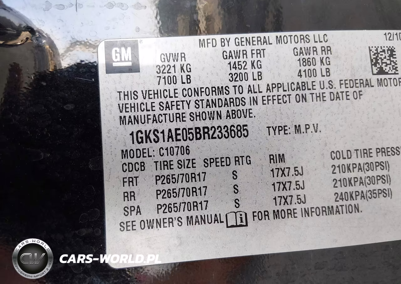 2011 GMC Yukon Sle VIN:1GKS1AE05BR233685 - 9