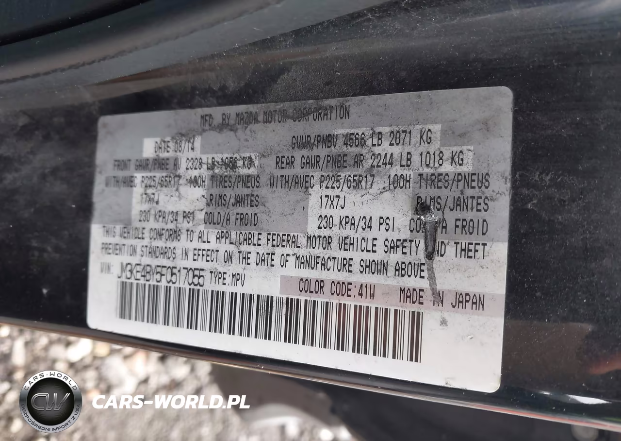 2015 Mazda Cx-5 Sport VIN:JM3KE4BY5F0517055 - 9