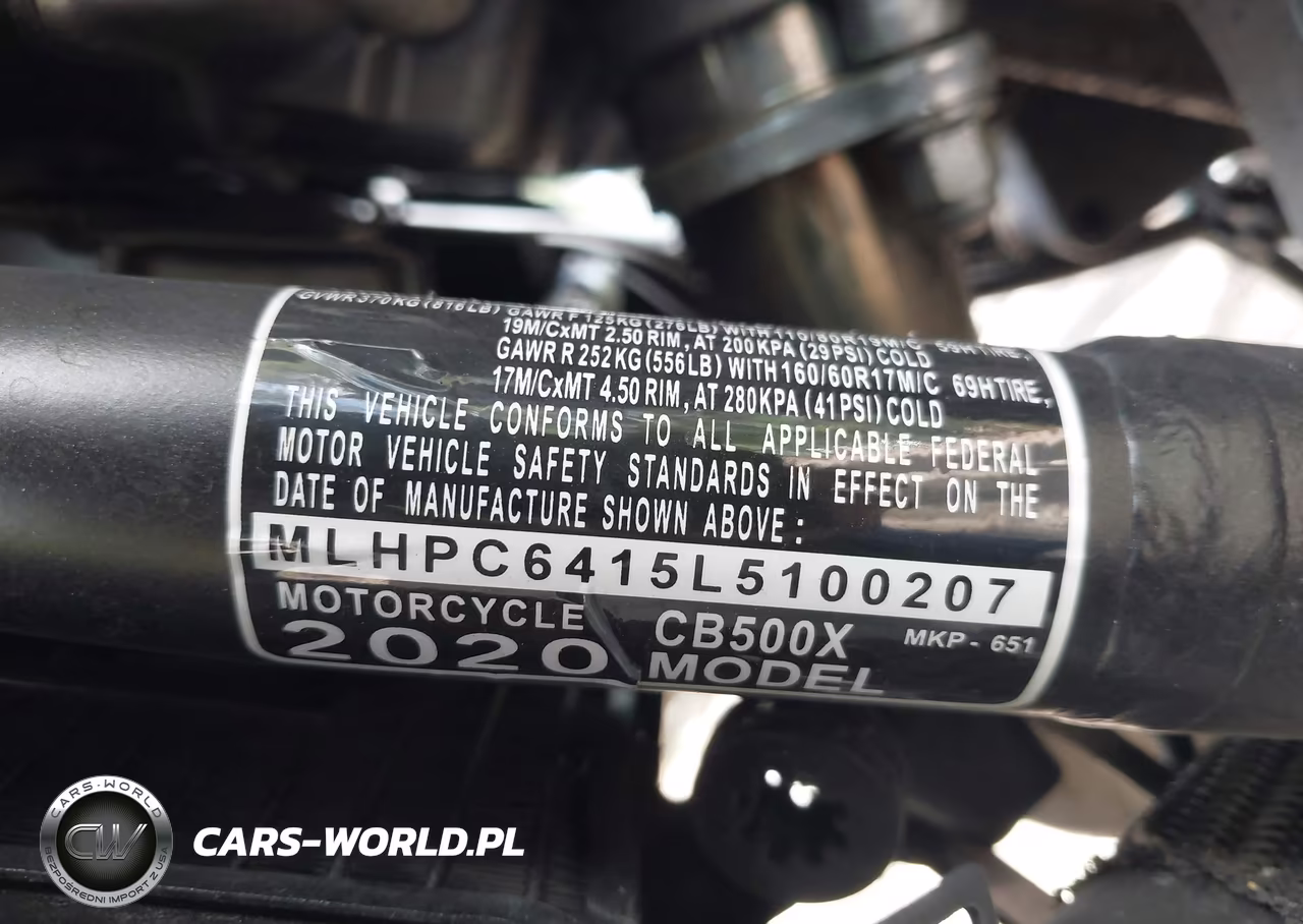 2020 Honda Cb500 X VIN:MLHPC6415L5100207 - 10