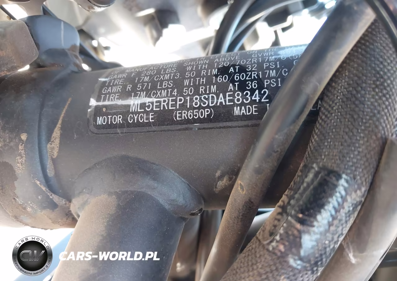 2025 Kawasaki Er650 P VIN:ML5EREP18SDAE8342 - 10