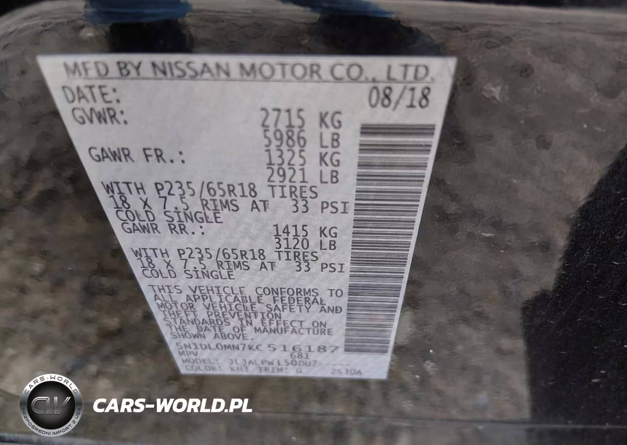 2019 Infiniti Qx60 Pure VIN:5N1DL0MN7KC516187 - 9