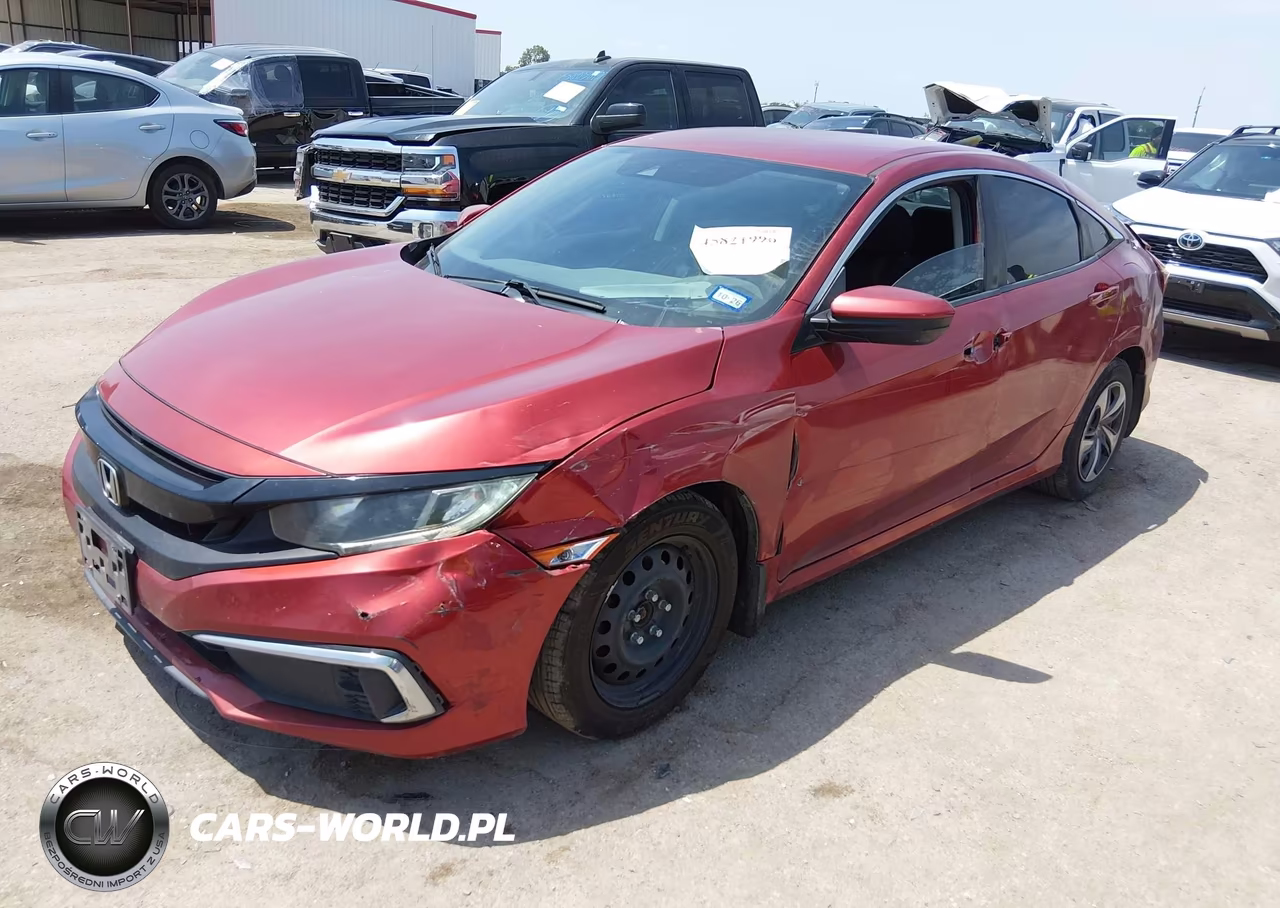 2020 Honda Civic Lx VIN:2HGFC2F65LH572918 - 2