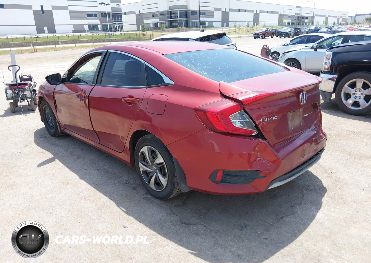 2020 Honda Civic Lx VIN:2HGFC2F65LH572918 - 3