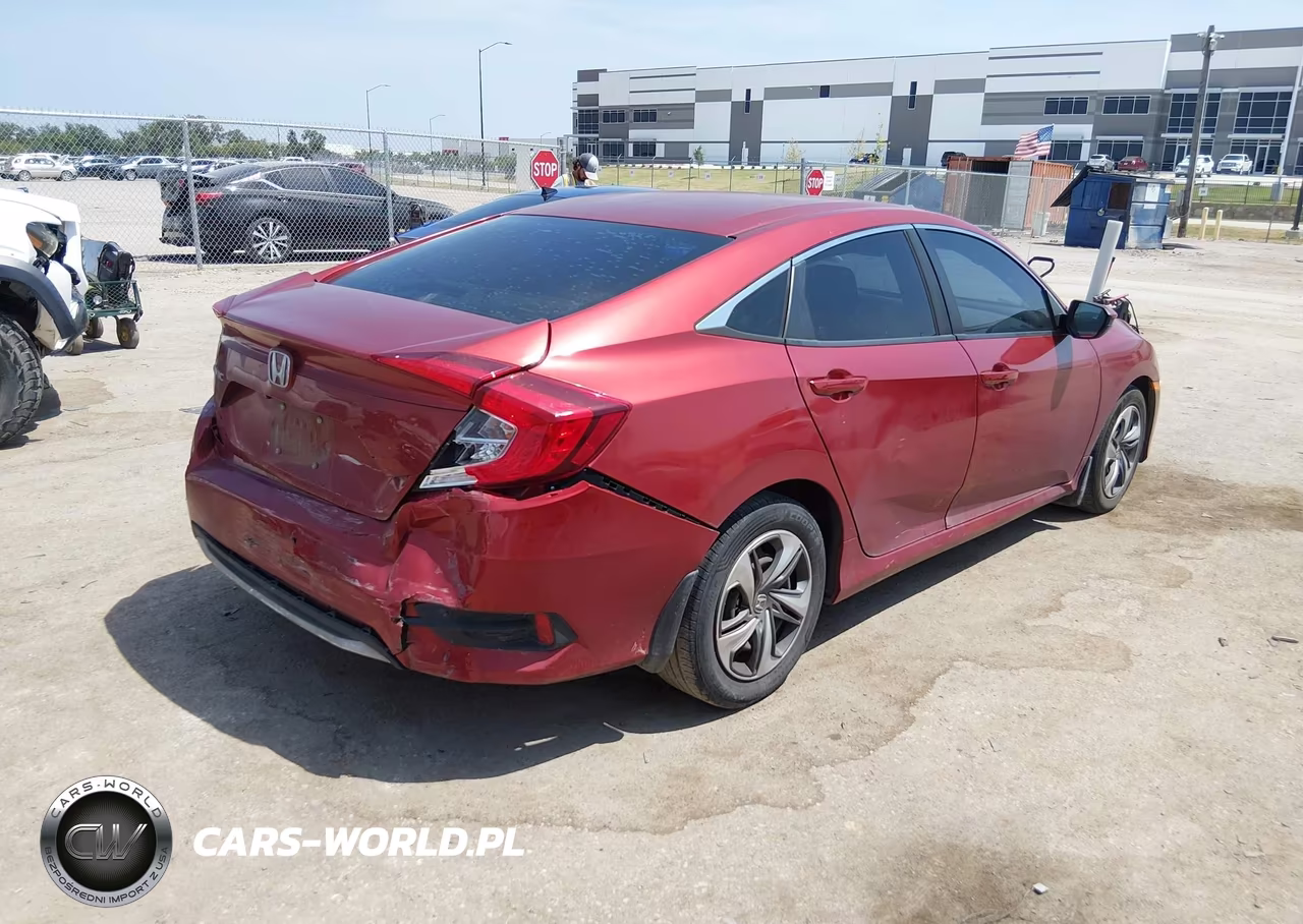 2020 Honda Civic Lx VIN:2HGFC2F65LH572918 - 4