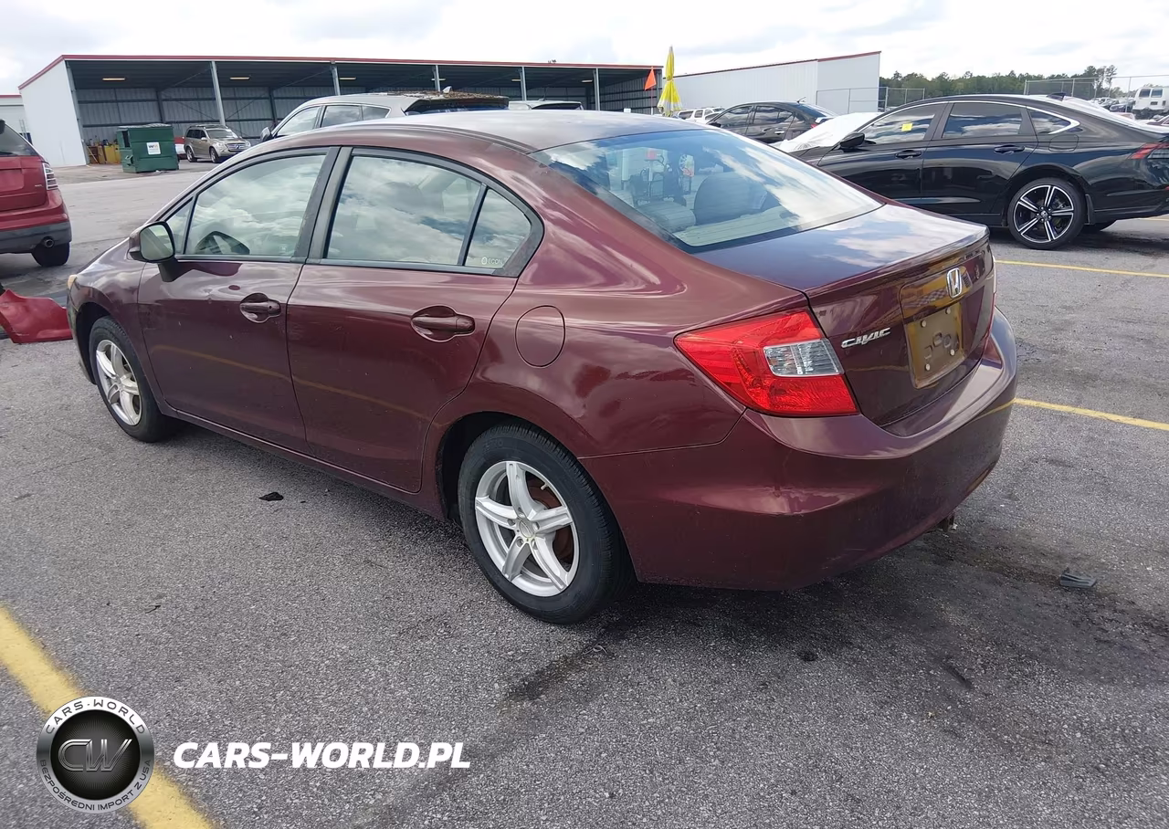 2012 Honda Civic Lx VIN:JHMFB2F50CS003636 - 3