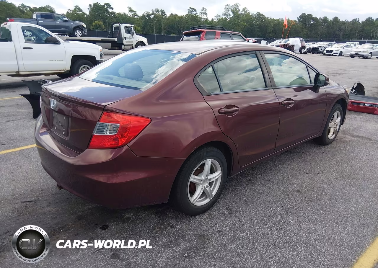 2012 Honda Civic Lx VIN:JHMFB2F50CS003636 - 4