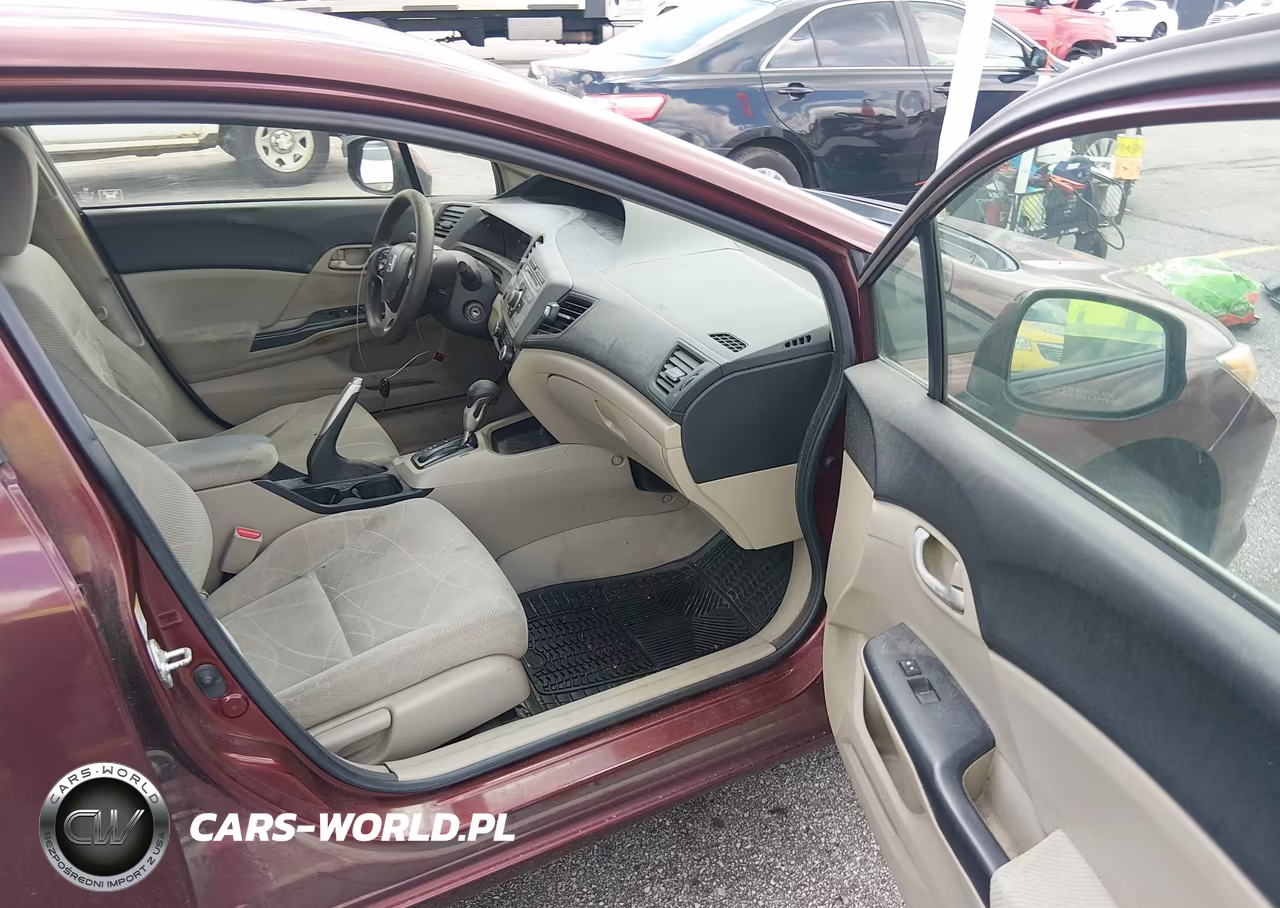 2012 Honda Civic Lx VIN:JHMFB2F50CS003636 - 5