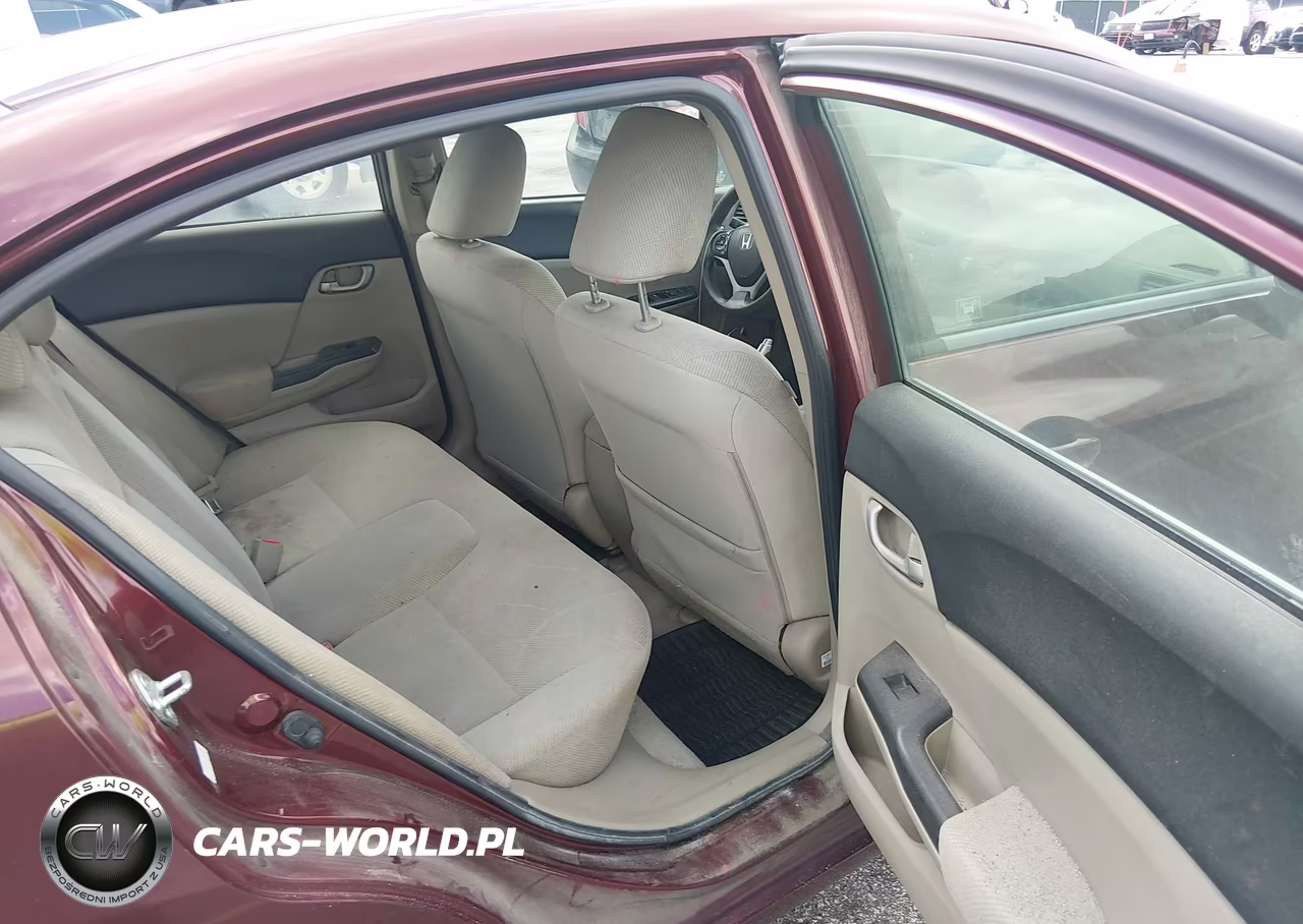 2012 Honda Civic Lx VIN:JHMFB2F50CS003636 - 8