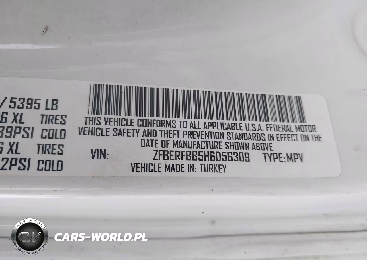 2017 Ram Promaster City Tradesman Slt VIN:ZFBERFBB5H6D56309 - 9