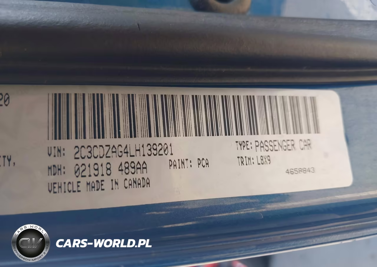 2020 Dodge Challenger Sxt VIN:2C3CDZAG4LH139201 - 9