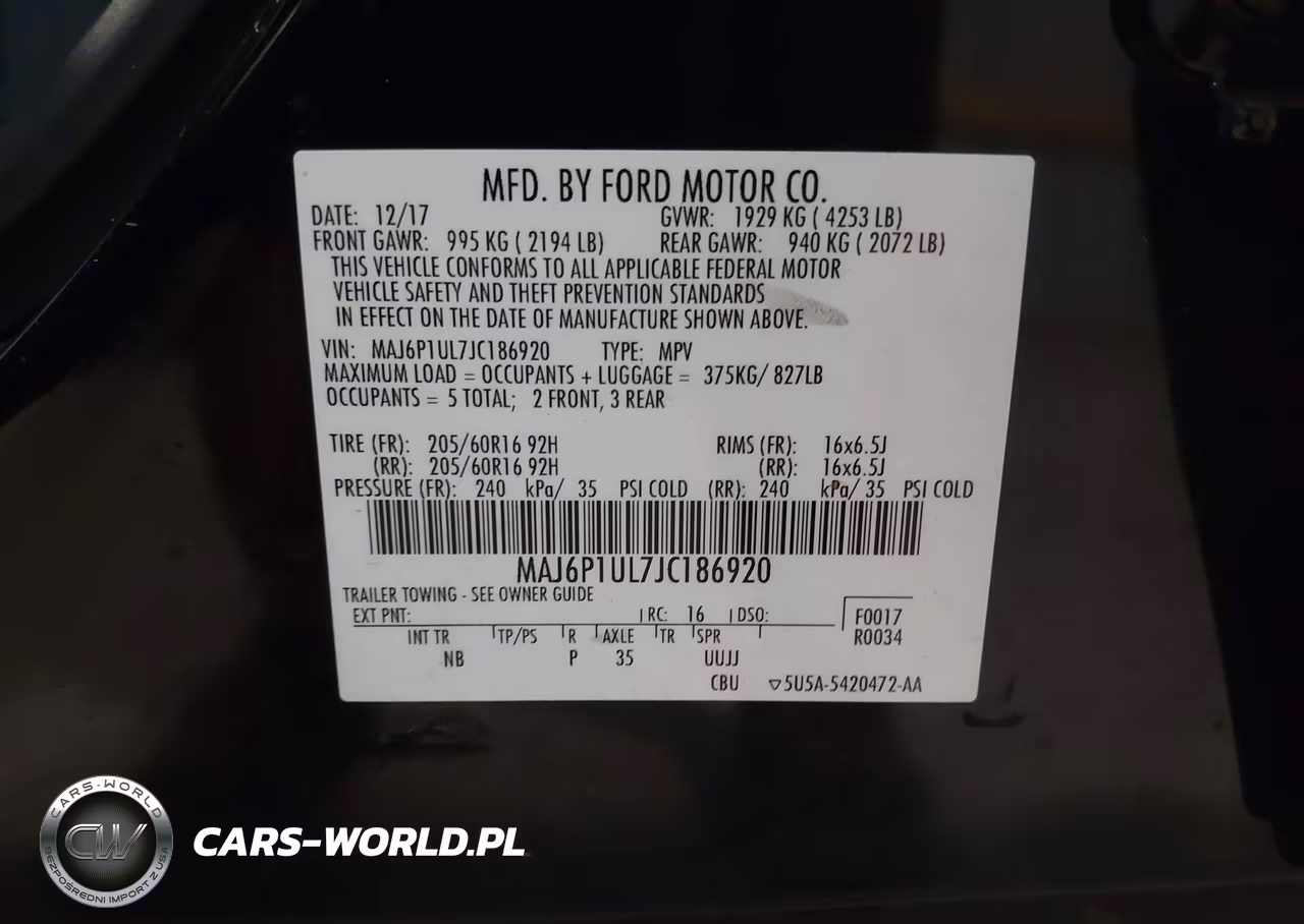2018 Ford Ecosport Se VIN:MAJ6P1UL7JC186920 - 9