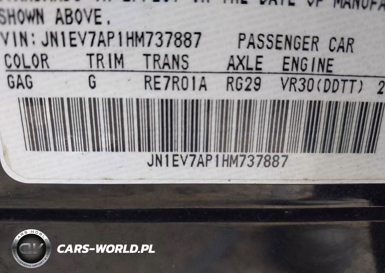 2017 Infiniti Q50 3.0T Premium VIN:JN1EV7AP1HM737887 - 9