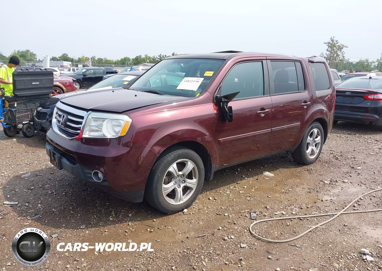 2014 Honda Pilot Ex-L VIN:5FNYF4H5XEB025702 - 2