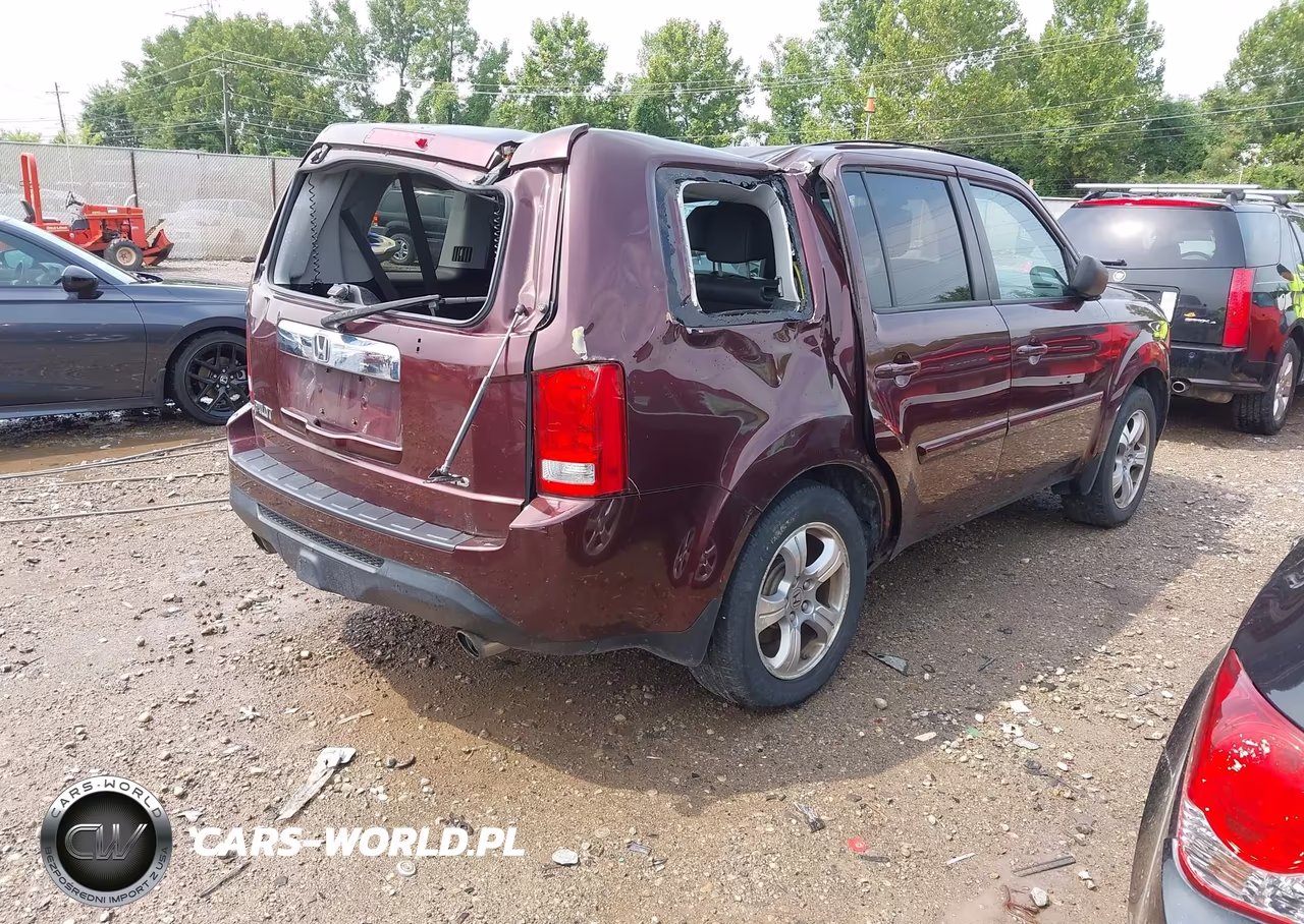 2014 Honda Pilot Ex-L VIN:5FNYF4H5XEB025702 - 4