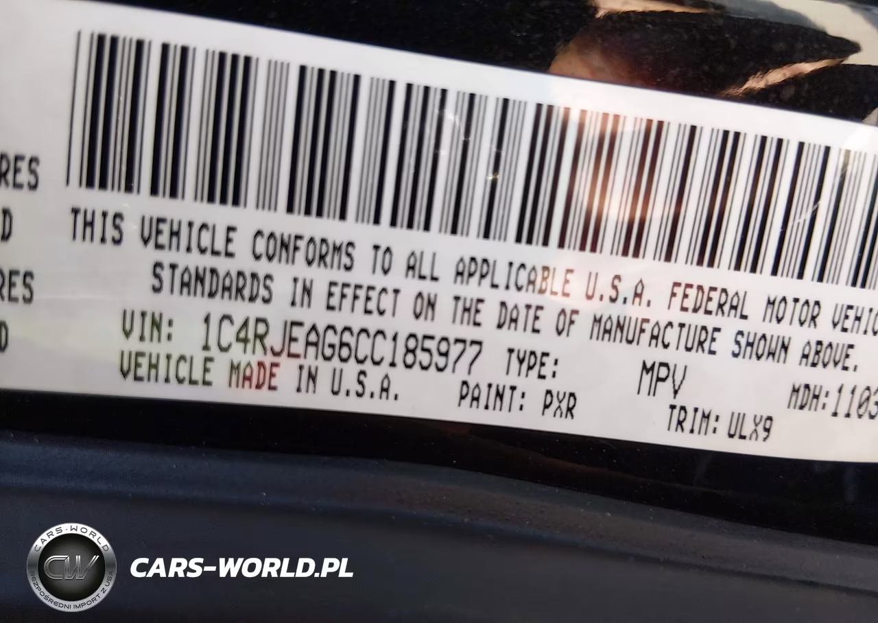 2012 Jeep Grand Cherokee Laredo VIN:1C4RJEAG6CC185977 - 9