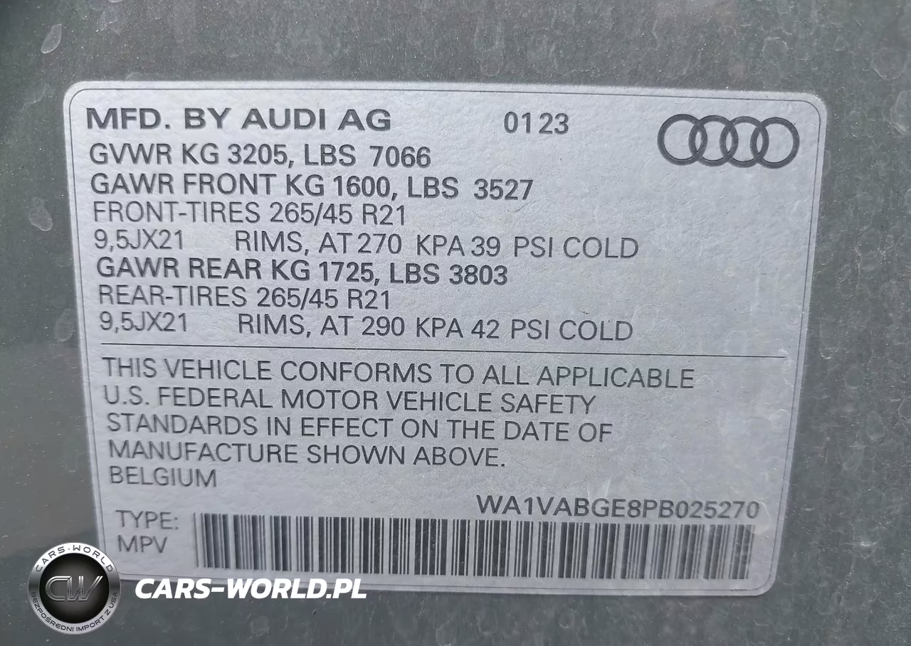 2023 Audi E-Tron Premiumwe VIN:WA1VABGE8PB025270 - 9