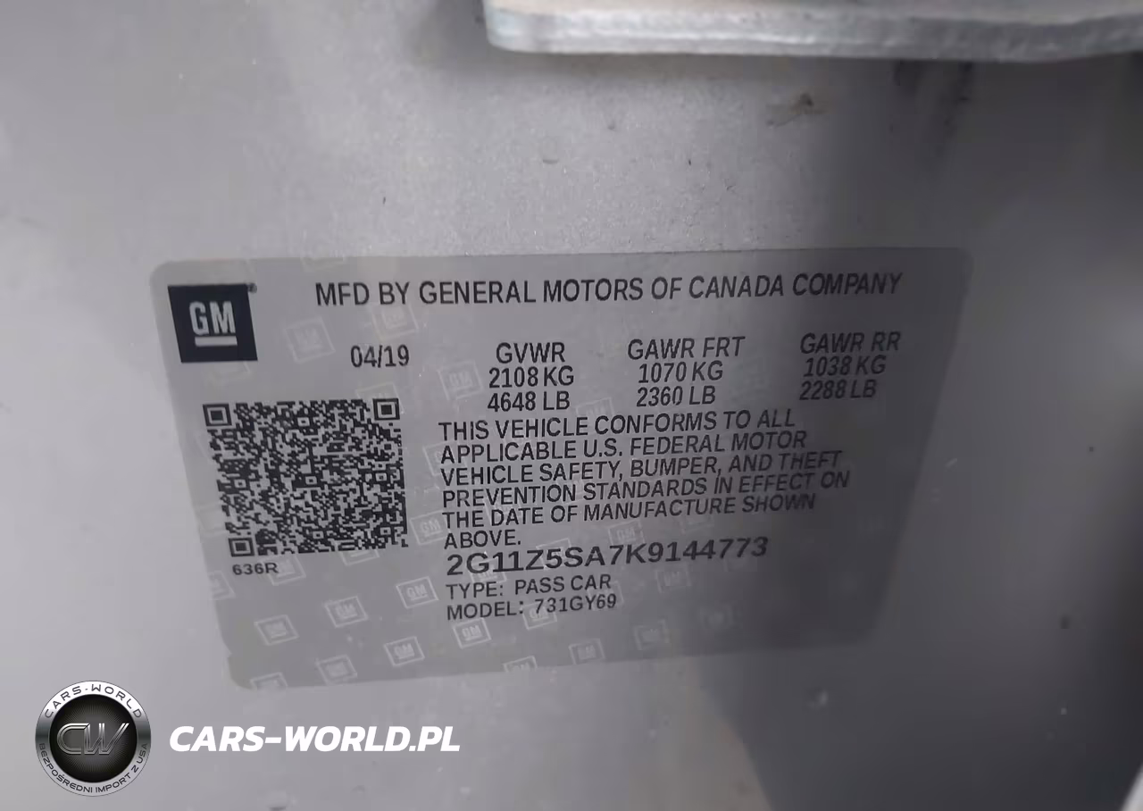 2019 Chevrolet Impala Lt VIN:2G11Z5SA7K9144773 - 9