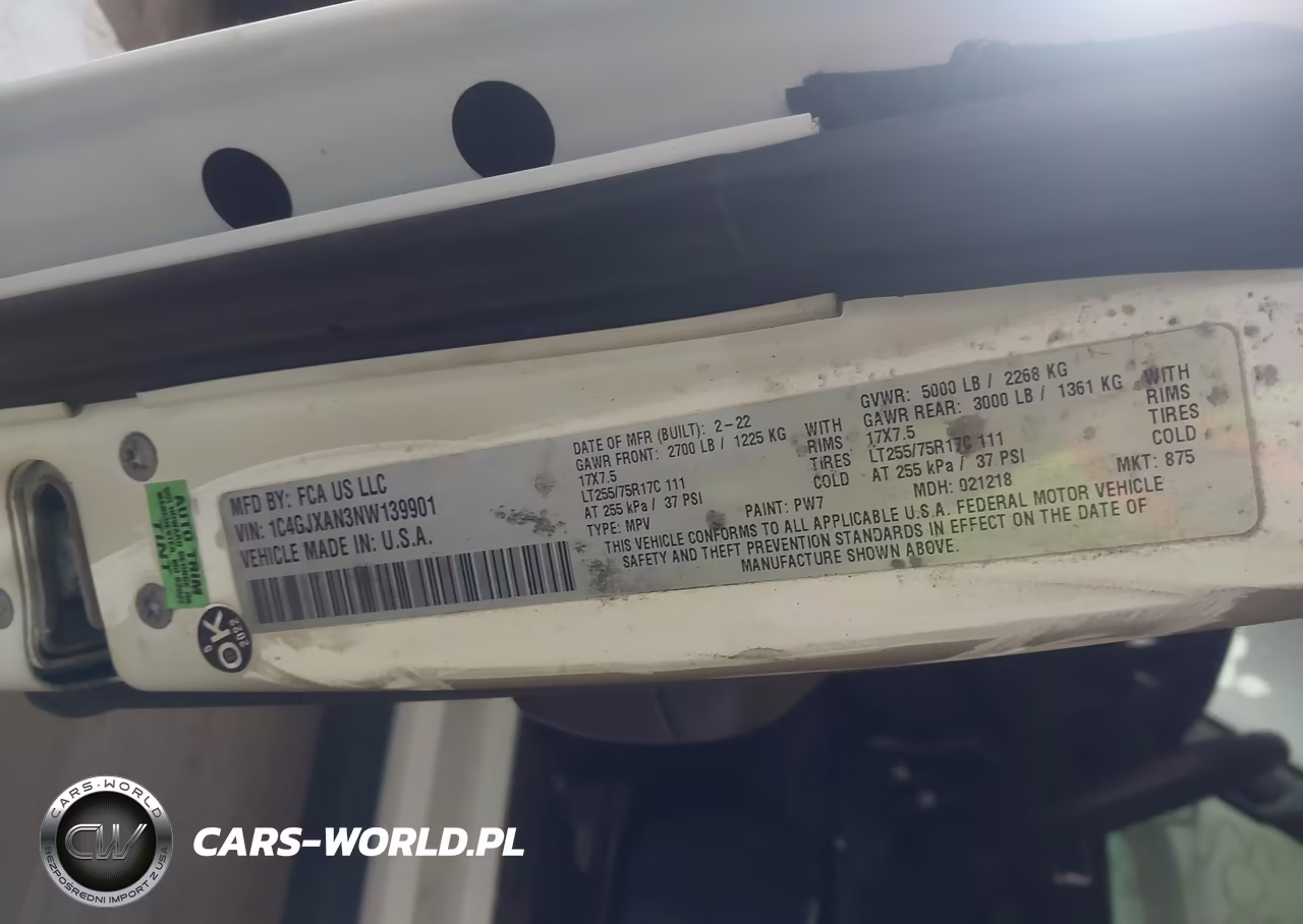 2022 Jeep Wrangler Willys 4X4 VIN:1C4GJXAN3NW139901 - 9