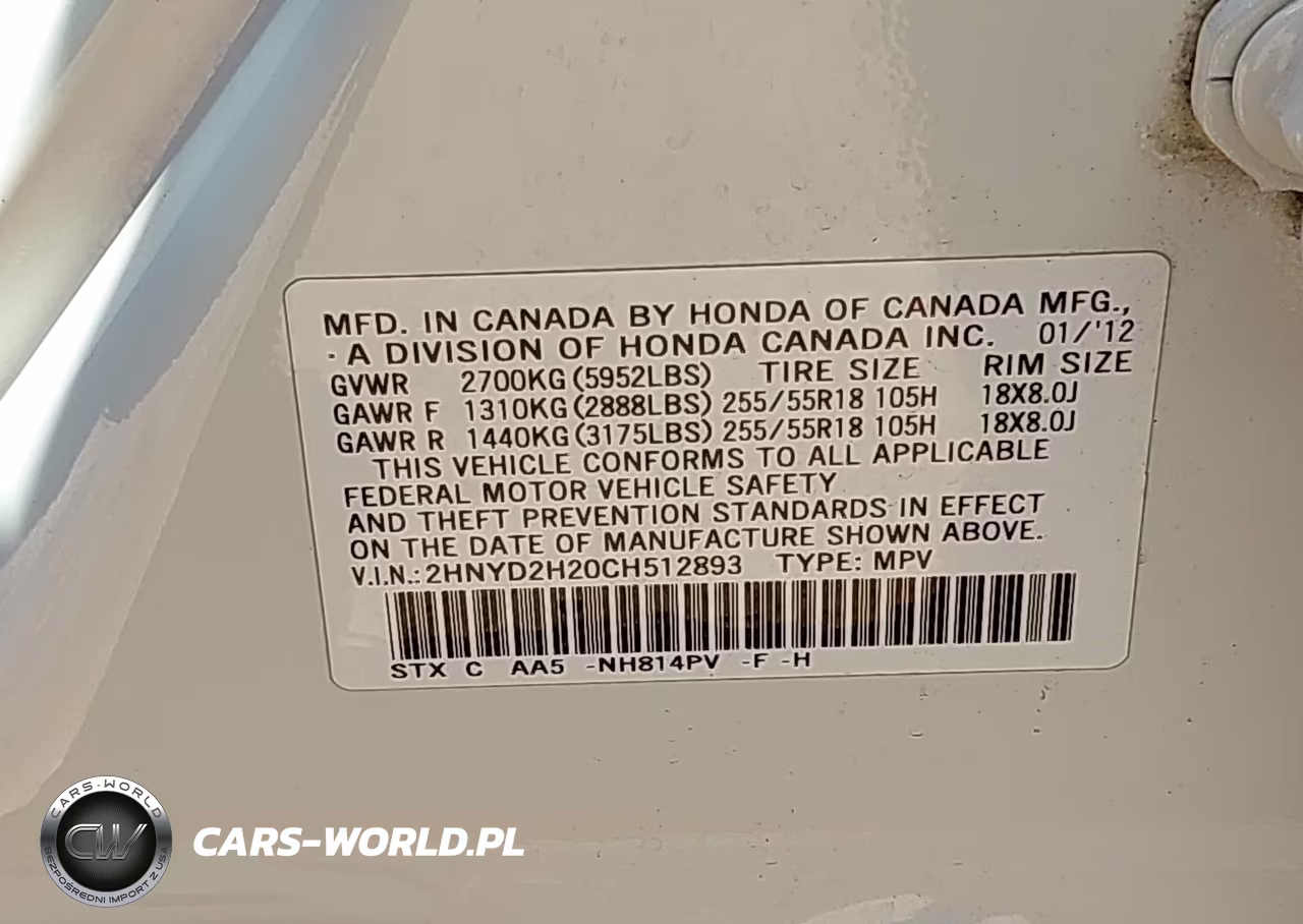 2012 Acura Mdx VIN:2HNYD2H20CH512893 - 9